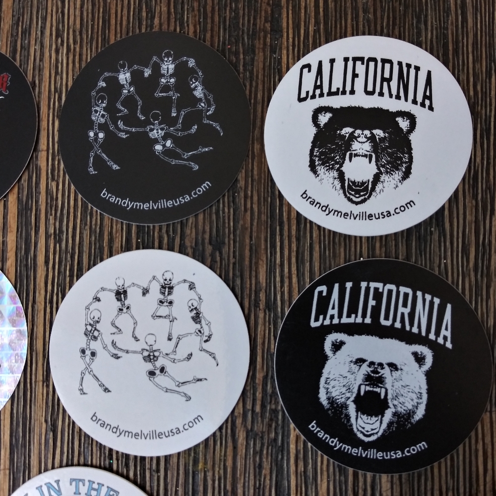 12 pc Brandy Melville Sticker Collection Newport - Picture 3 of 5